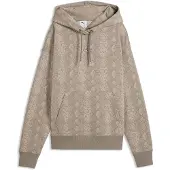 Puma Snake Pack Printed Hoodie Women, Clothing, Mouse Gray, L