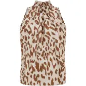Cloud5ive Bluse cognac / cappuccino