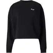 HUGO Sweatshirt i bomuld med relaxed fit og håndskrevet logo