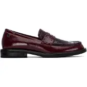 Xti Xtitil kvinder. 14607902-BURDEOS Sko 146079 granatrød (37), 1-3 cm, Ingen, Casual, Rødbrun, Klassisk, Patentlæder
