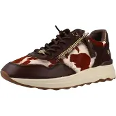 Carmela Carmelatil kvinder. 16436002-MARRON Skind sneakers 164360 brun (41), Læder, 3-5 cm, Blonder, Casual