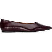 Xti Xtitil kvinder. 14640002-BURDEOS Ballerinaer 146400 bordeaux (35), Læder, Fast, Ingen, Casual, Rødbrun
