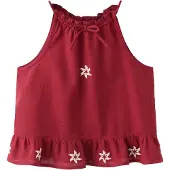 Mango KIDS Overdel bordeaux / hvid