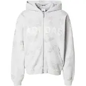 Adidas Originals Sweatjakke 'AOA' mørkegrå / grå-meleret / offwhite