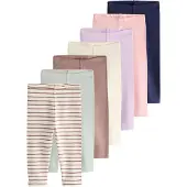Next Leggings creme / navy / brokade / mint / lilla / lyserød