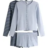 The Set Shorty navy / dueblå / offwhite