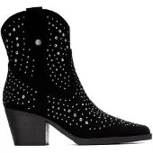 Xti Xtitil kvinder. 14619202-NEGRO Støvler 146192 sort (39), 5-8 cm, Lynlås, Casual