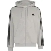 Adidas Sportssweatjakke 'Essentials' grå / sort