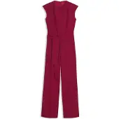 HUGO Jumpsuit i crepe med bælte