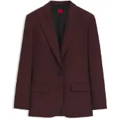HUGO Modern-fit blazer med spidsrevers