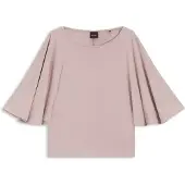 BOSS Loose fit T-shirt i cupro med raglanærmer