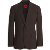 HUGO Blazer med modern fit i materiale med stræk