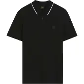 BOSS Poloshirt i bomuldspiqué med kontraststribe på kraven