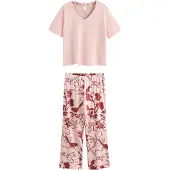 Next Pyjamas lyserød / rustrød