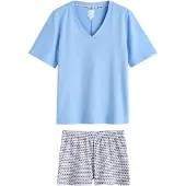 Next Shorty lyseblå / lyselilla / sort / offwhite