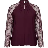 Vero moda Bluse 'VMMilla' vinrød