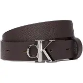 Calvin Klein Bælte mørkebrun / sølv