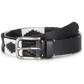 Howard London Bælte 'Howard Polo Belt Black / White' blandingsfarvet