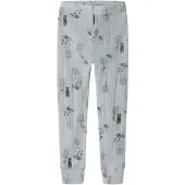 Name it Leggings 'NMMWang' brun / grå / jade / lyselilla