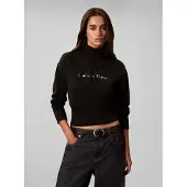Calvin Klein Jeans Pullover sort / hvid