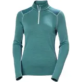 Helly Hansen Lifa Merino Midweight 1/2 Zip, dame, grøn