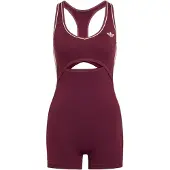 Adidas Sportsdragt vinrød / uldhvid
