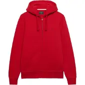 Superdry Superdrytil mænd. M2014703A Essential Logo hættetrøje med lynlås rød (XXL), Casual, Bomuld