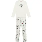 Tommy Hilfiger Underwear Nattøj 'Snoopy' mørkeblå / gul / rød / hvid