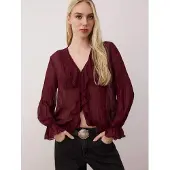 Trendyol Bluse burgunder