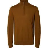Selected Pullover 'SLHTRAY' brun