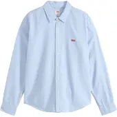 Levi's Skjorte 'Battery' lyseblå / rød