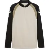 Puma Individualfinal 1/4 Zip Top Desert Dust-White, størrelse Medium