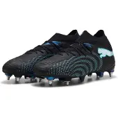 Puma FUTURE 9 ULTIMATE MxSG Football Boots Unisex, Sport, Black/Intense Mint/White, 42