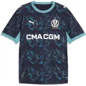 Puma Olympique de Marseille 26/27 Away Jersey Authentic Men, Sport, Navy/Baltic Sea Blue, L