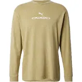 Puma Run Culture Collective Long Sleeve Graphic Tee Men, Clothing, Chai Latte, XL