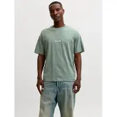 Jack & Jones Bluser & t-shirts 'JORNorrebro' grøn / hvid