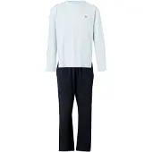 Tommy Hilfiger Underwear Pyjamas lang navy / lyseblå / kirsebærsrød