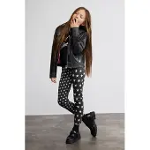 Desigual Leggings sort / hvid
