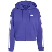 Adidas Essentials 3 Stripes French Terry Sweatshirt Med Lynlås