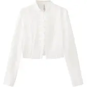Mango Bluse 'MANDARIN' creme