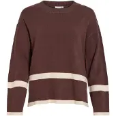 Vila Ril O-neck Oversize Knit Trøje