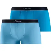 s.Oliver Boksershorts blå / sort / hvid