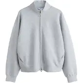 Next Sweatjakke grå-meleret