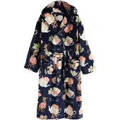 Next Morgenkåbe beige / navy / grøn