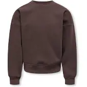 Only Kids Sweatshirt - Noos - KogSweat - Coffee Bean/Birch/Houst - - 9-10 år (134-140) - Sweatshirt