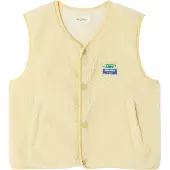 American vintage Vest 'HOKTOWN' ecru