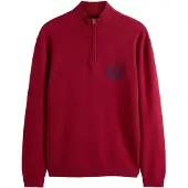 Next Pullover vinrød