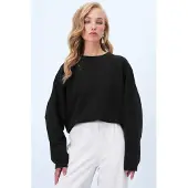 Trend Alaçatı Stili Shirts sort