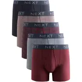 Next Boksershorts beige-meleret / marin / basalgrå / bær / mørkerød