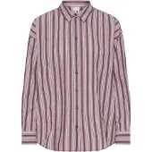 Ichi Bluse 'IHFLUCA' gammelrosa / bordeaux / offwhite